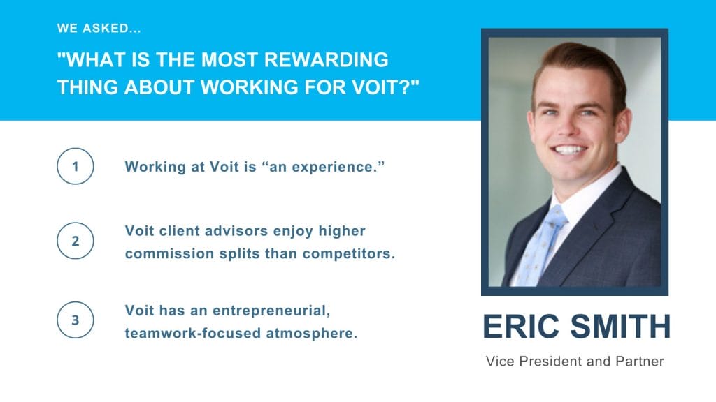 Infographic of The Most Rewarding Thing About Working for Voit