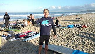 Brian Mulvaney at the 100 Wave Challenge