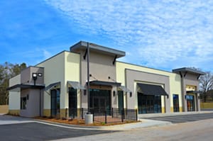 New retail building with one to three possible tenants