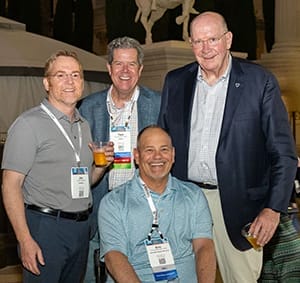 Eric Northbrook connecting with colleagues at the SIOR conference