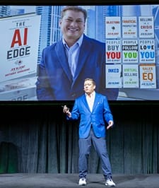 Jeb Blount the author of The AI Edge closed out the conference with a talk on the impact of AI on the art of selling
