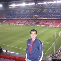 Juan Guiterrez in Barcelona after college